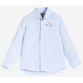 Bluse OAS Beach Stripe Linen Shirt Kinder-2 jaar
