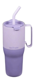 Thermal Mug Klean Kanteen Rise Tumbler 1065ml Straw Lid Orchid Bloom