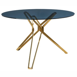 Table Pols Potten Round Gold & Glass