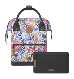 Sac à Dos Cabaïa Adventurer All Over Lusaka Black Graphic Flower Small