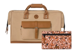 Sac de Voyage Cabaïa Duffle Essentials Kuala Lumpur Cream X Leather Camel
