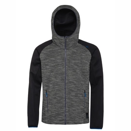 Hoodie Protest Men Duffel Full Zip True Black