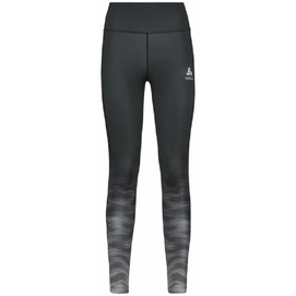 Legging Odlo Women Tights Zeroweight Print Black Graphic Ss21