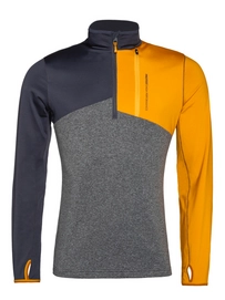 Ski Sweatshirt Protest Men Matson 1/4 Zip Dark Yellow
