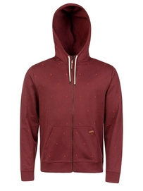 Vest Protest Men Tyrone Full Zip Hoody Merlot