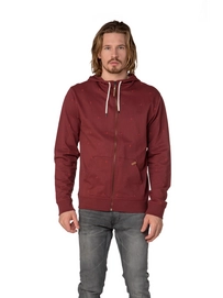 Vest Protest Men Tyrone Full Zip Hoody Merlot