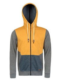 Vest Protest Men Ziggy Full Zip Hoody Dark Yellow