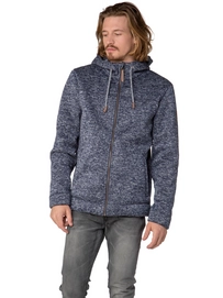 Vest Protest Men Sparrow 18 Full Zip Hoody Navy Blue