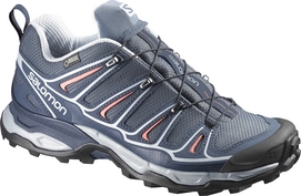 Wandelschoen Salomon X Ultra 2 GTX W Grey Denim Melon Bloom