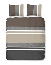 Parure de Lit Good Morning Denver Taupe Coton
