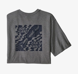 T-Shirt Patagonia Homme Our Planet Can't Wait Responsibili Tee Gravel Heather