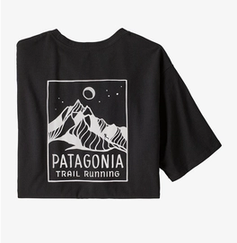T-shirt Patagonia Homme Ridgeline Runner Responsibili Tee Black