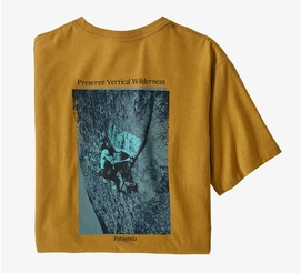 T-Shirt Patagonia Men's Granite Magic Pocket Responsibili Tee in Hawk Gold