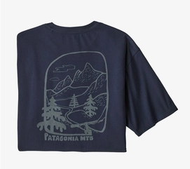 T-Shirt Patagonia Homme Roam the Dirt Organic New Navy