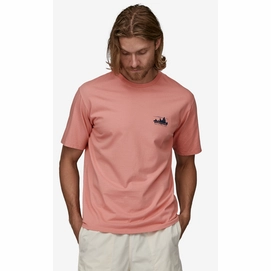 T-Shirt Patagonia Man 73 Skyline Organic Sunfade Pink