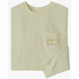 T-Shirt Manches Longues Patagonia Men 73 Skyline Pocket Responsibili Tee Birch White