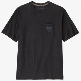 T-Shirt Patagonia Homme Forge Mark Crest Pocket Responsibili Tee Ink Black