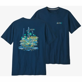 T-Shirt Patagonia Reef The Rigs Responsibili Tee Unisex Tidepool Blue