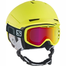 Skihelm Salomon Quest Access Gecko Green