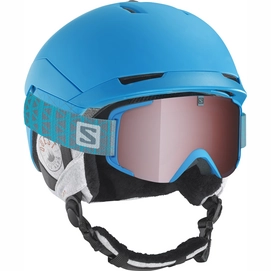Skihelm Salomon Quest Access Blue Matt