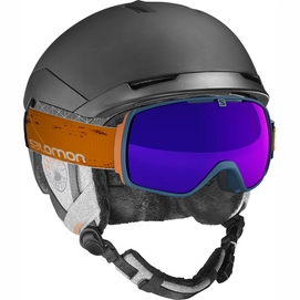 Skihelm Salomon Quest Access Black Mat