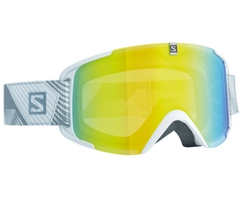Skibrille Salomon Xview White Low Light Lightyellow