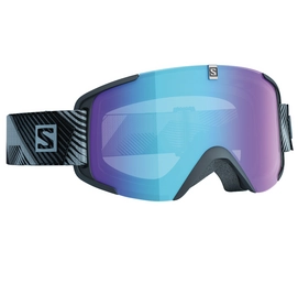 Skibril Salomon Xview Photo Black All Weather Blue