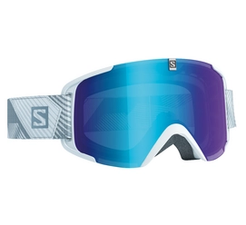 Skibrille Salomon Xview White Mid Blue