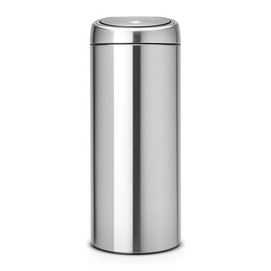 Brabantia Touch Bin Mat Zilver RVS 30L