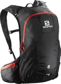 Rucksack Salomon Trail 20 Black Bright Red