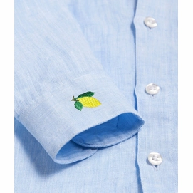 Blouse OAS Kids Blue Lemon Linen Shirt-8 jaar