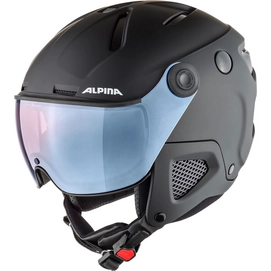Casque de Ski Alpina Unisex Attelas Qvm Black Matt Silver