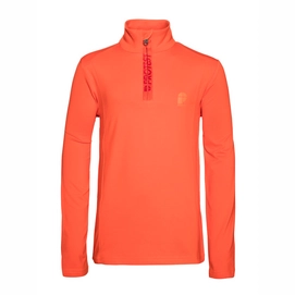 Skipully Protest Boys Willowy 1/4 Zip Orange Fire