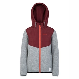 Ski vest Protest Junior Saab Full Zip Hoody Merlot