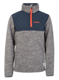 Skipully Protest Boys Harver 1/4 Zip Top Navy Blue