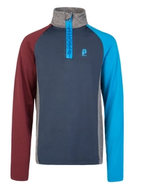 Skipully Protest Boys Boz 18 1/4 Zip Top Marlin Blue