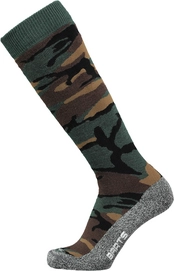 Chaussettes de ski Barts Camo Camo Green Vert
