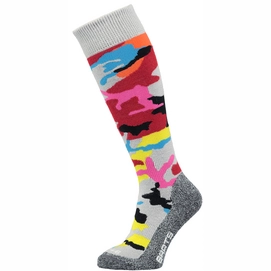 Skisocken Barts Skisock Camo Rot Kinder