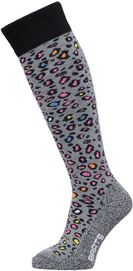 Ski Socks Barts Kids Skisock Animal Print Grey