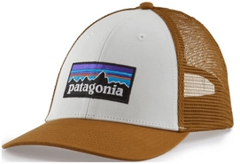 Cap Patagonia Unisex P6 Logo LoPro Trucker Hat White Bear Brown