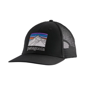 Kappe Patagonia Line Logo Ridge LoPro Trucker Hat Black
