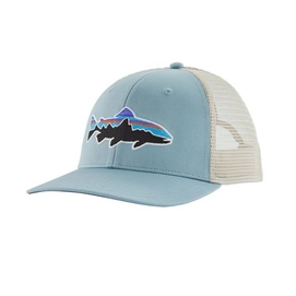 Casquette Patagonia Fitz Roy Trout Trucker Hat Big Sky Blue