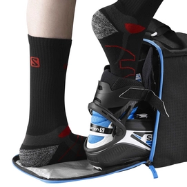 Skischoenentas Salomon Nordic Gear Bag Black Process Blue