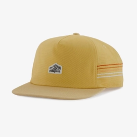 Casquette Patagonia Unisex Line Logo Ridge Stripe Funfarer Cap Surfboard Yellow