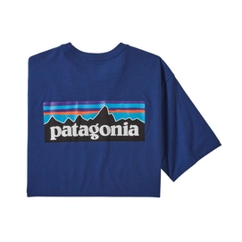 T-Shirt Patagonia P6 Logo Responsibili Tee Superior Blue Herren