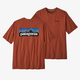 T-Shirt Patagonia Men P6 Logo Responsibili Tee Quartz Coral