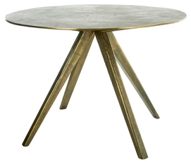 Table POLSPOTTEN Circle Brass