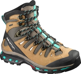 Wandelschoen Salomon Quest 4D 2 GTX W Camel Gold Teal Blue