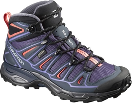 Wandelschoen Salomon X Ultra Mid 2 GTX W Nightshade Grey Deep Blue