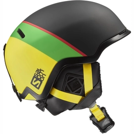 Casque de Ski Salomon Hacker Black Green Yellow